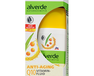 AntiAging Q10 Vitamin Fluid (Bild: dm/alverde)