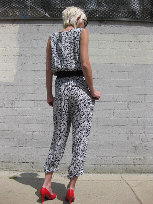 Jumpsuit im Animalprint