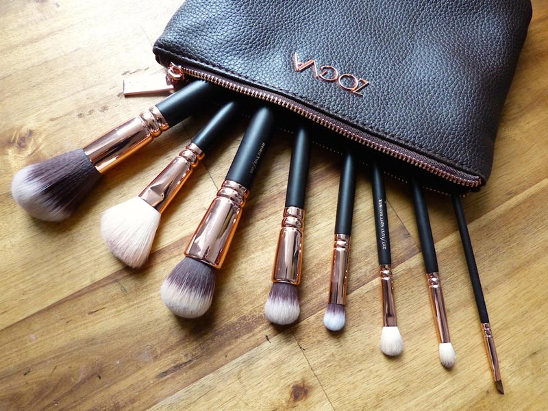 Das Pinselset von Zoeva: Rosegolden Luxury Set.